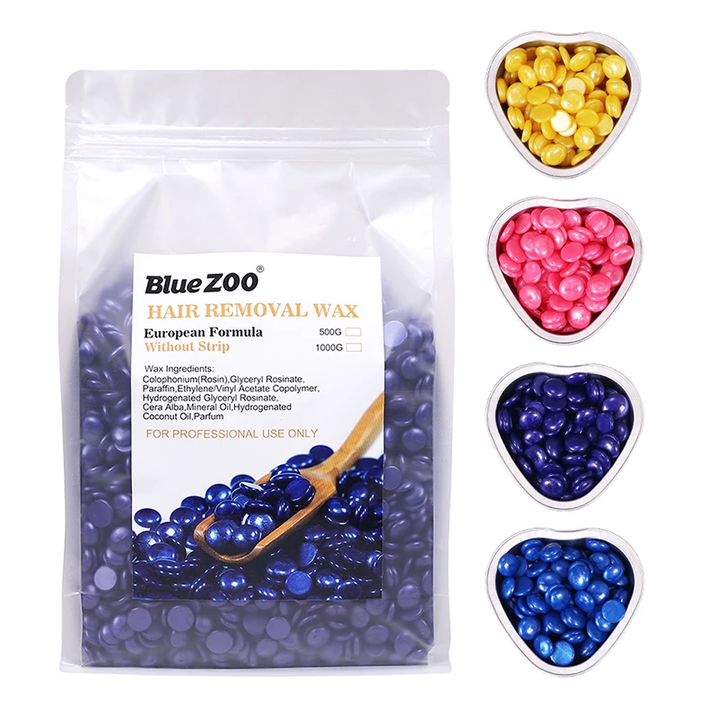 1000 г воск для депиляции бобовая гранула горячую пленку жесткая восковая бобина