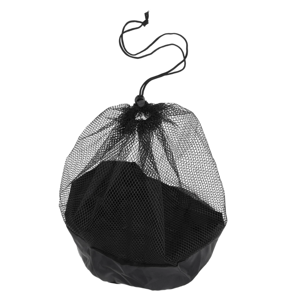 Heavy Duty Mesh Bag with Drawstring Cord Closure - Great for Soccer Ball Water | Спорт и развлечения - Фото №1