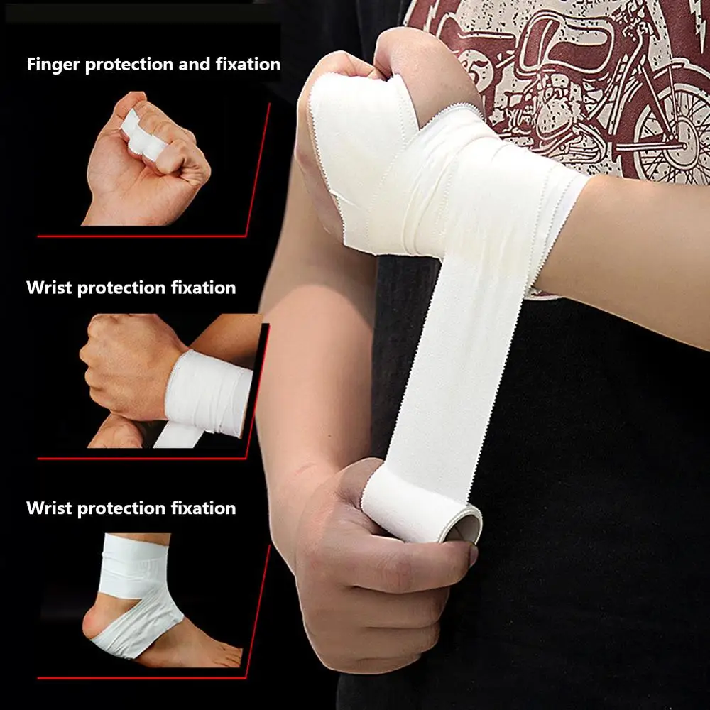 Спортивная самоклеящаяся эластичная бандажная лента эластопласт для колена