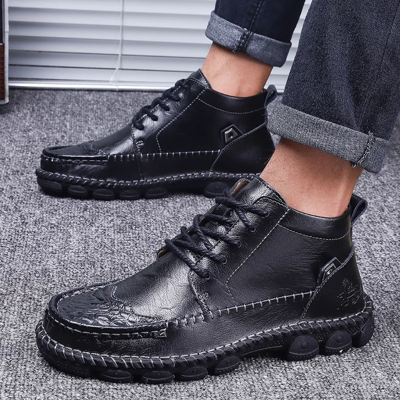 

Men Casual Flat Shoes 2020 New Men Shoes Casual Breathable Fashion Man Sport Leather Mens Hot Sale For Sneaker Shoe Causal