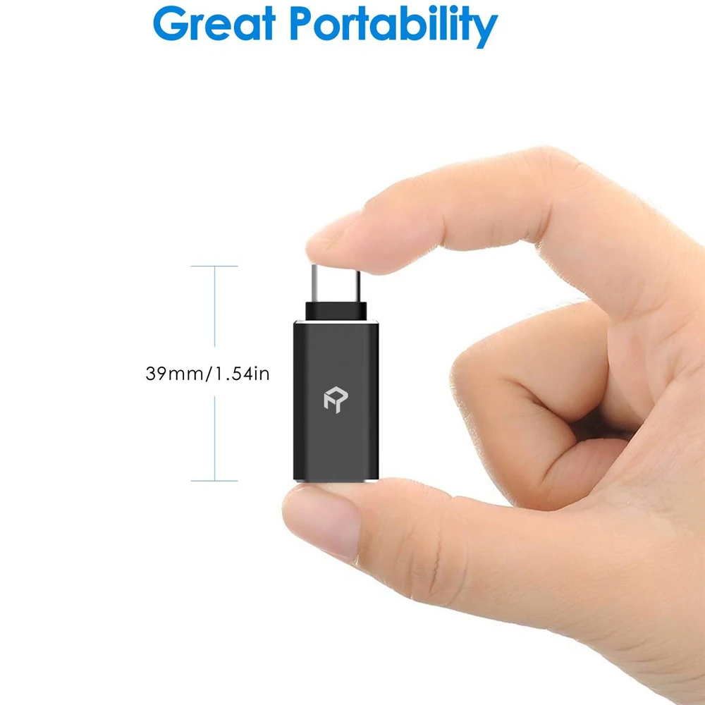 Универсальный Rankie 2-Pack USB C адаптер высокоскоростной Type к USB-A 3 0 SD/TF кардридер |