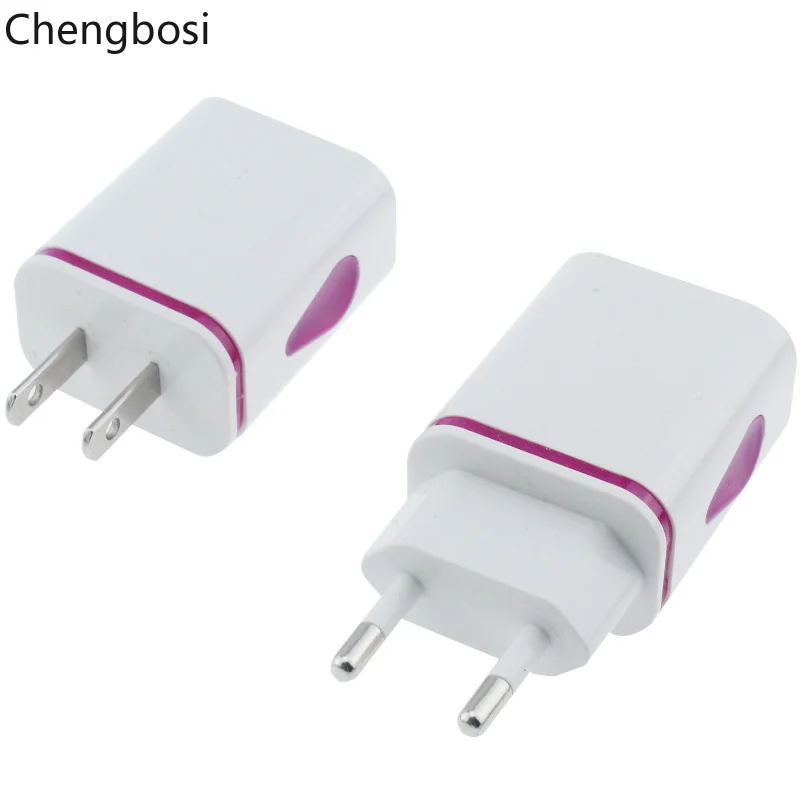 5V 2A зарядное устройство для мобильного телефона USB адаптер питания ЕС США вилка