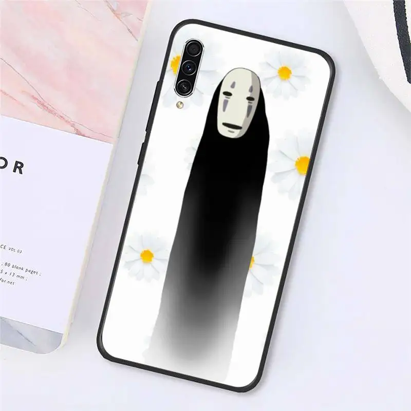 

Anime Spirited Away Faceless man Phone Case For Samsung galaxy A S note 10 7 8 9 20 30 31 40 50 51 70 71 21 s ultra plus