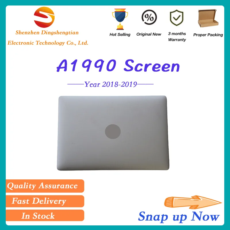

Macbook Pro Retina 15 дюймов A1990 ЖК-экран в сборе 2018 2019 дисплей серый и серебристый