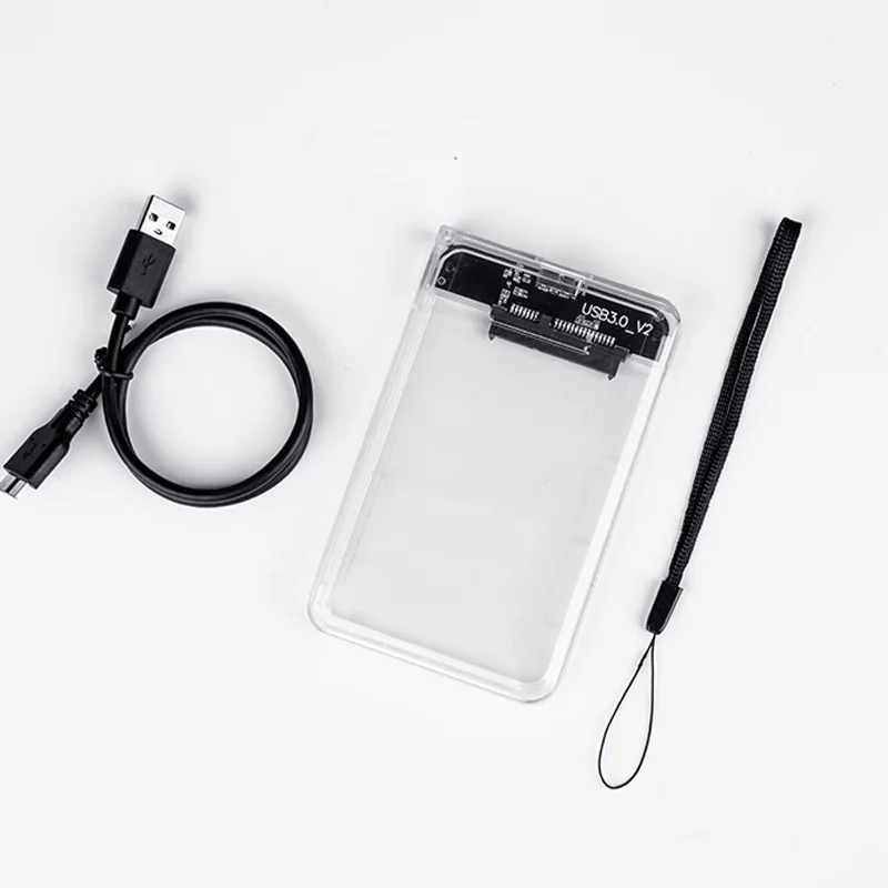 Прозрачный жесткий диск USB3.0 2 5 &quotSATA последовательный порт твердотельный