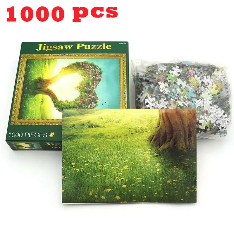 

1000 Pcs Puzzles For Kid Multipurpose Study Box Children's Educational Toys Learning Toys Gifts For Baby Adult Children Games