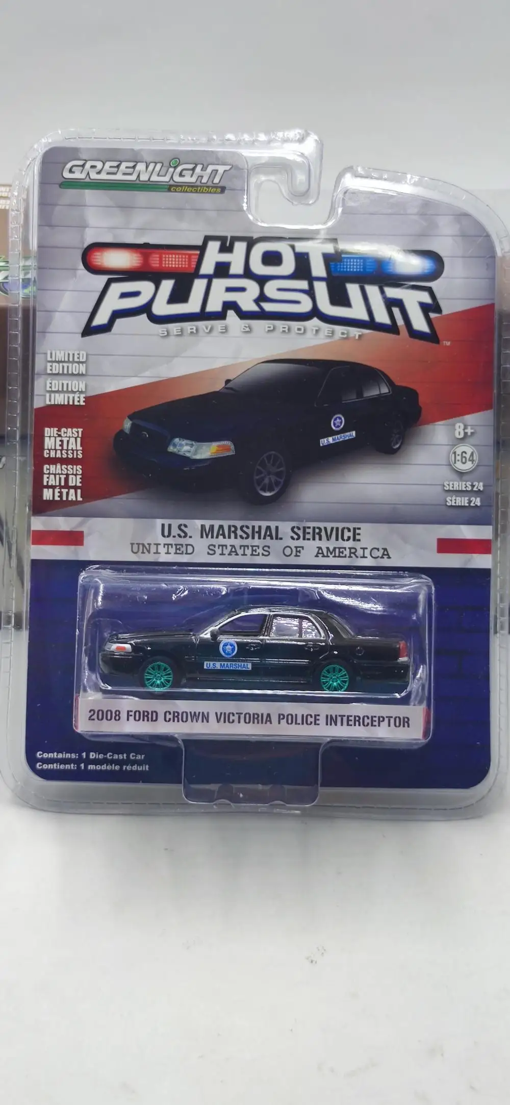 GL 1:64 2008 Корона Виктория зеленая машина модель автомобиля из сплава литые