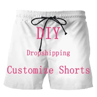 we accept dear customer design animephotostarsinger patterndiy streetwear shorts menwomen 3d print summer beach shorts