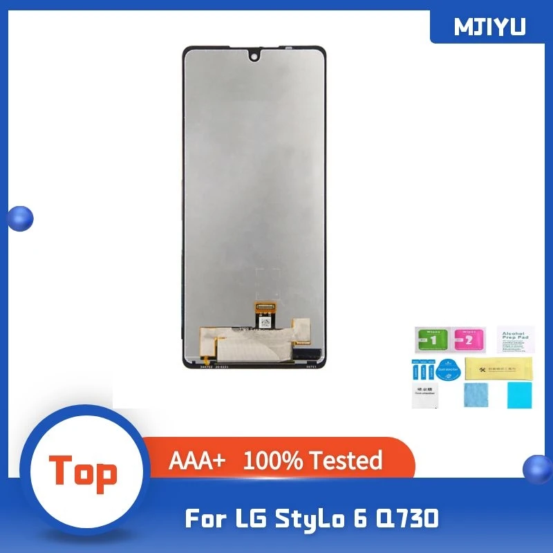 

100% Протестировано для LG Stylo 6 Q730, ЖК-дисплей для LG кодирующий преобразователь сенсорного экрана в сборе, Замена 2 заказа