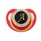 Соски соска для младенца для новорожденных держатель для пустышки Соска-пустышка для новорожденных, с 26 инициалами