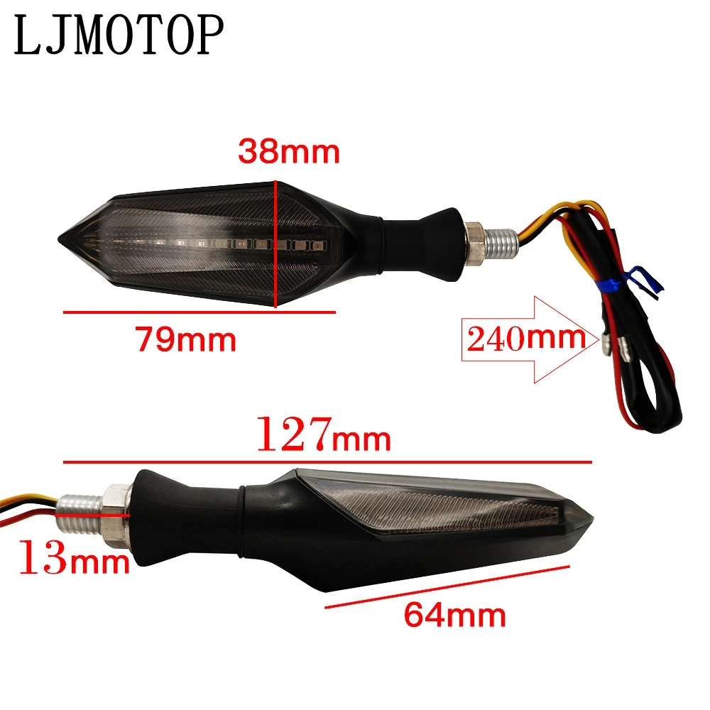 LED Turn Signal Motorcycle Signals Light Tail Lights Indicators For Honda CRF1000L AFRICA TWIN CB400SF CB190R GROM MSX125 |