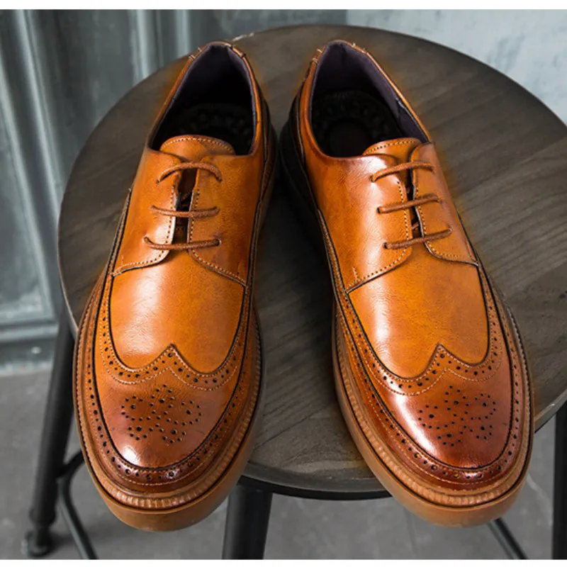 

Man casual Lace Up Shoes Men Leather Walking Boat Shoe Loafers Moccasins Flats Shoes Men Luxury Brand Hot Sale Fashion G8-89