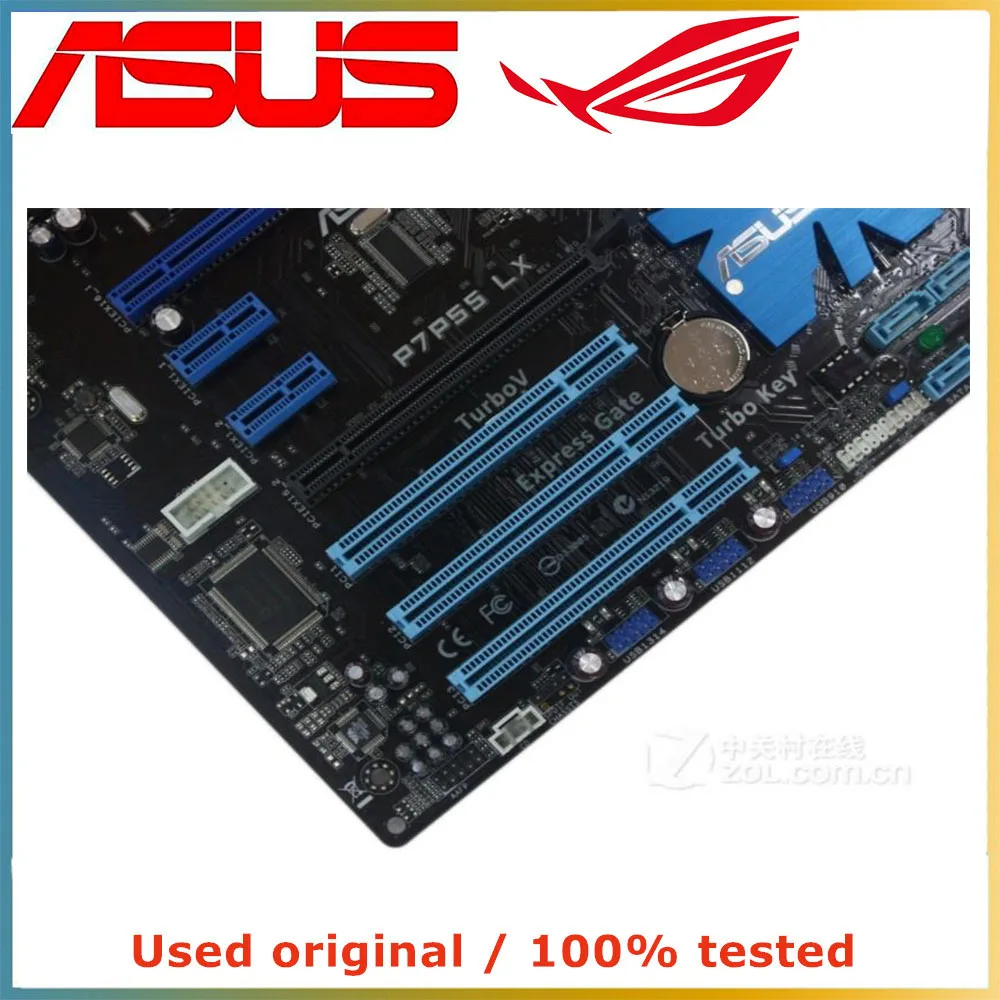 Для процессора Intel P55 LGA 1156 для ASUS P7P55 LX материнская плата компьютерная розетка LGA1156