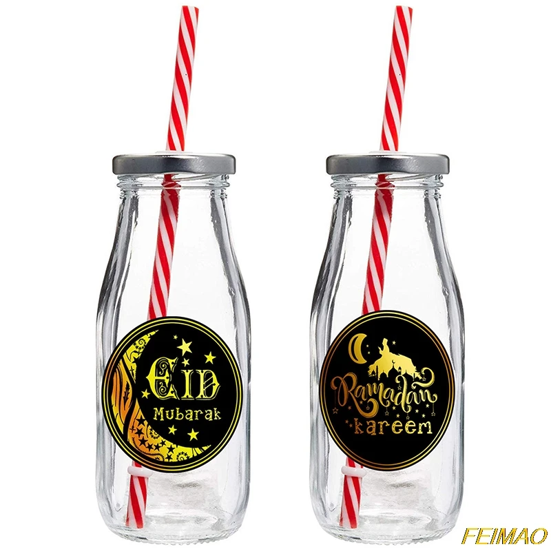 

6Pcs Eid Cupcake Topper Muslim Decor Party Cake Border Mubarak Party Supplies