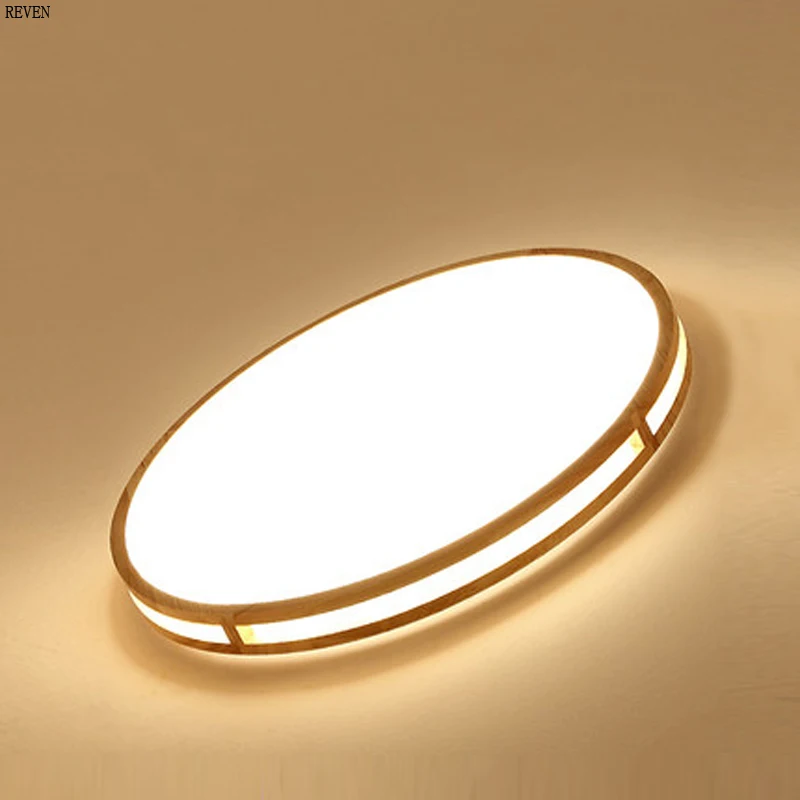 Бревно японская лампа для татами дерево японский стиль простая круглая