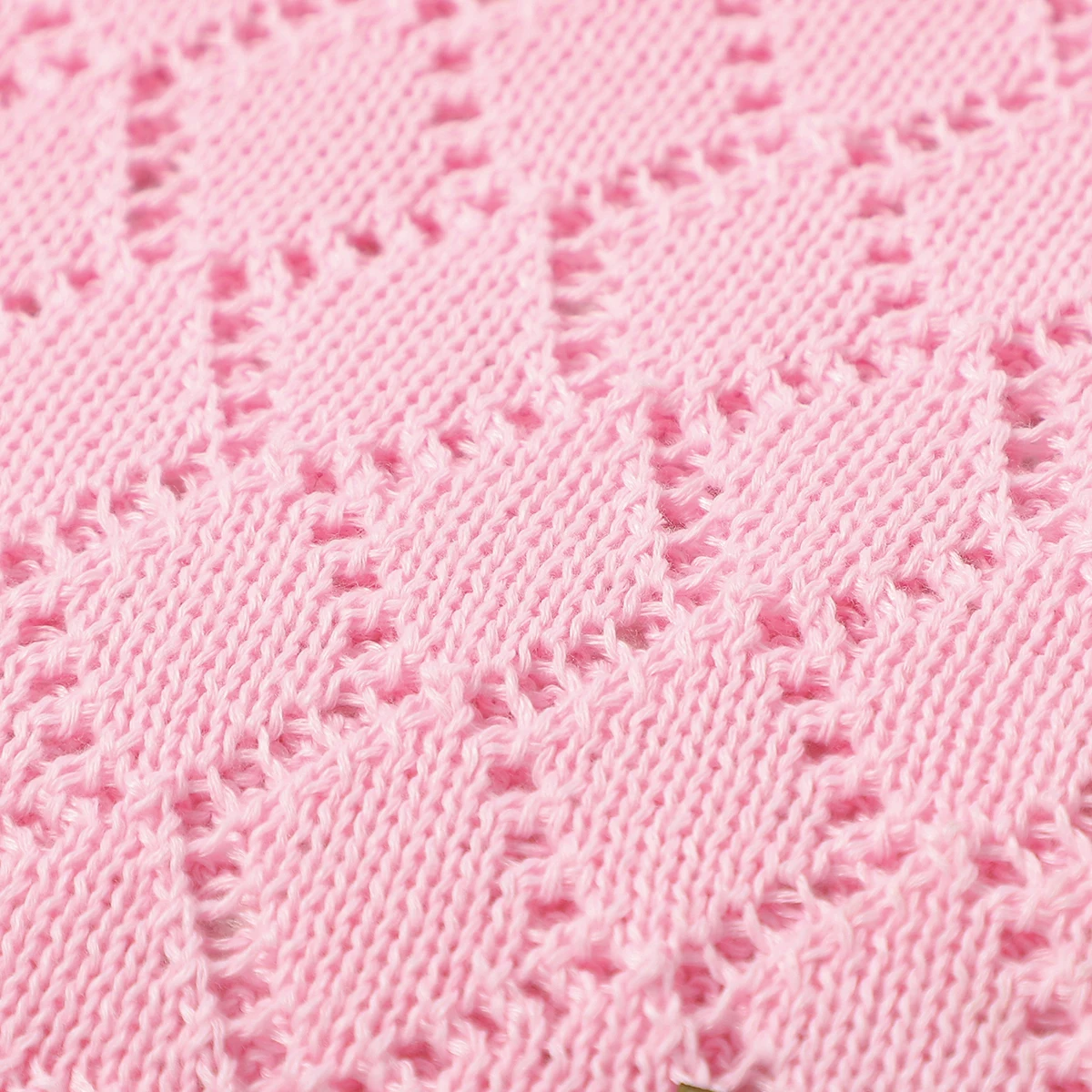 Одеяло вязаное для новорожденных мальчиков и девочек Пеленальное 100*80 см