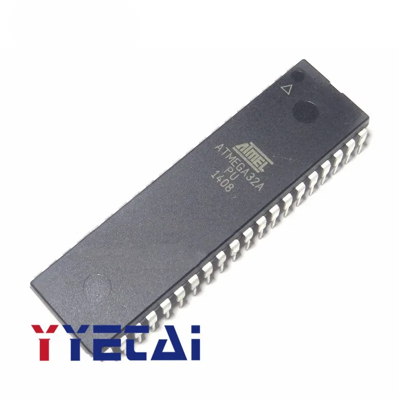 Встроенный микроконтроллер DIP-40 8 бит AVR 32K Flash TAI 1 шт. | Электронные компоненты и