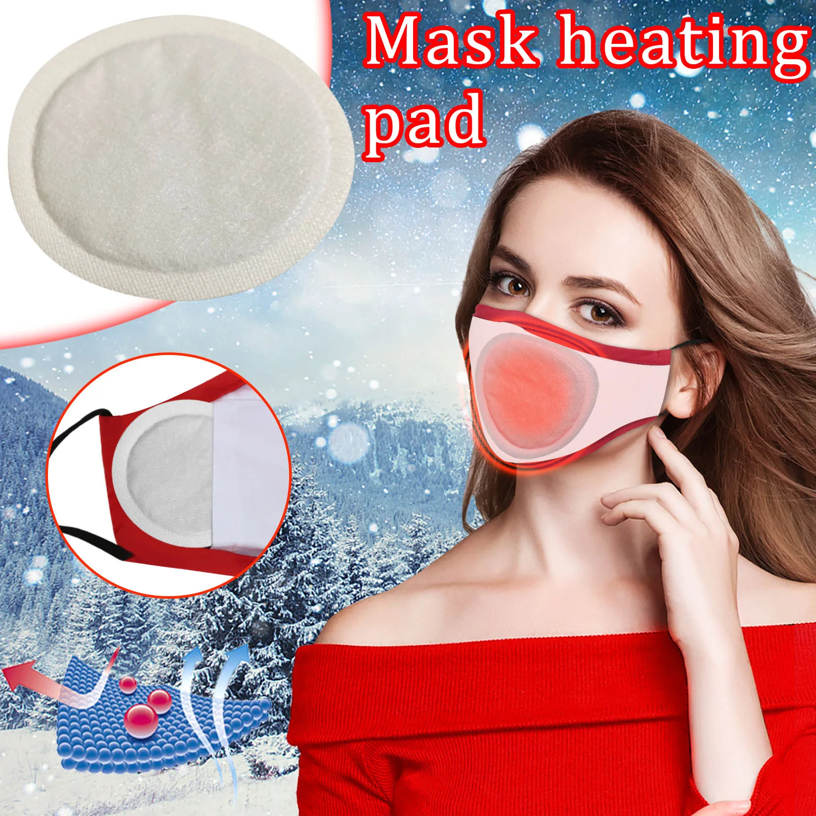 Взрослый велосипедный уход за кожей лица маска теплая зима отопительный грелку фильтр для защиты носа от