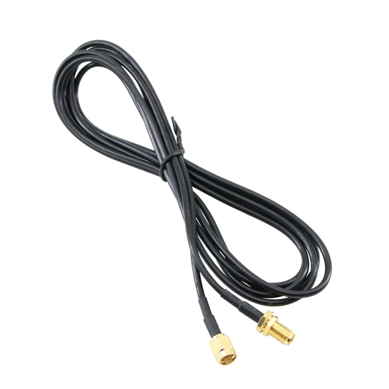 Удлинительный кабель для антенны Wi-Fi штекер SMA в гнездо RF адаптер соединителя RG174 2