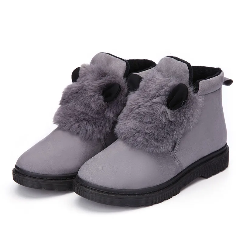 Женская обувь зимние универсальные трендовые теплые замшевые повседневные