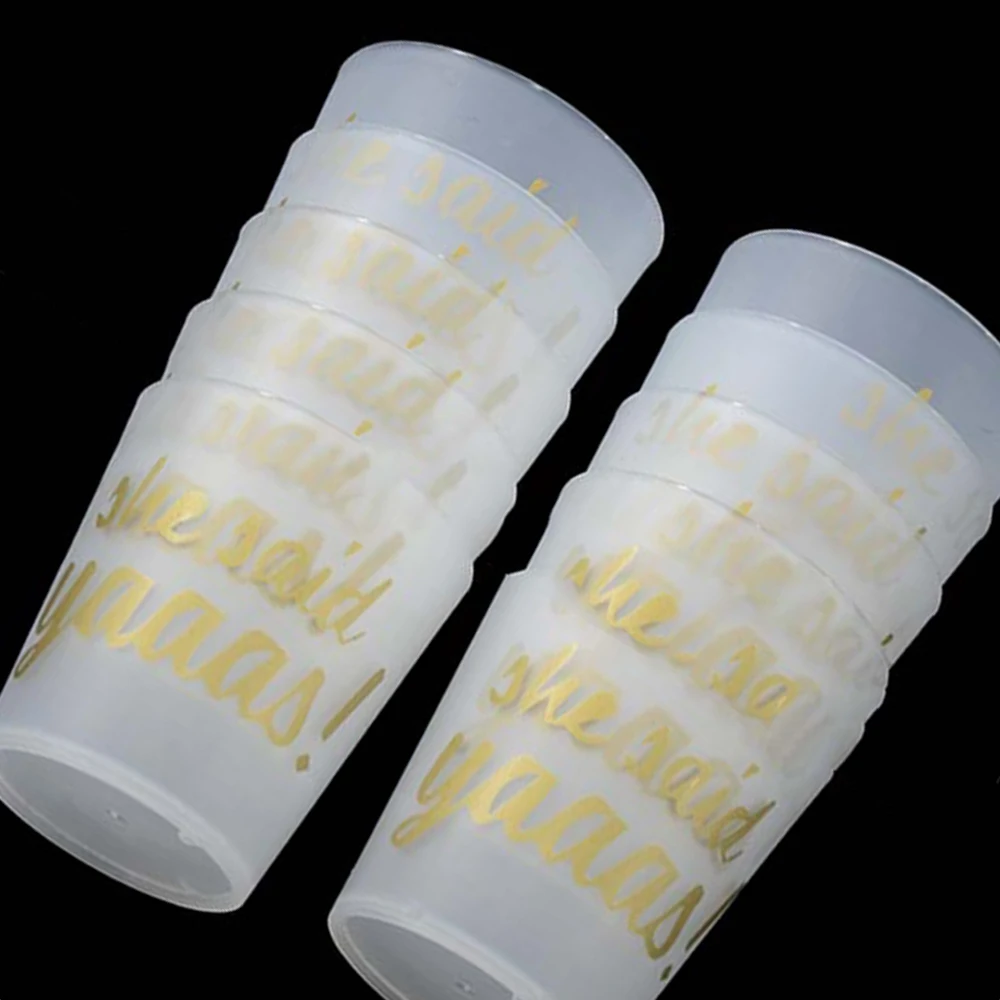 2019 6 шт./компл. чашечки Свадебная вечеринка для невесты свадебвечерние помолвка