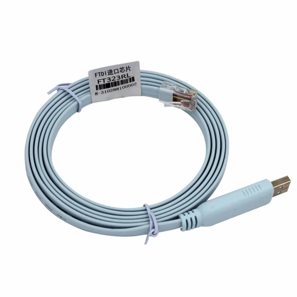 Кабель длиной 1 8 м USB к консоли RJ45 кабель последовательной быстрый сетевой