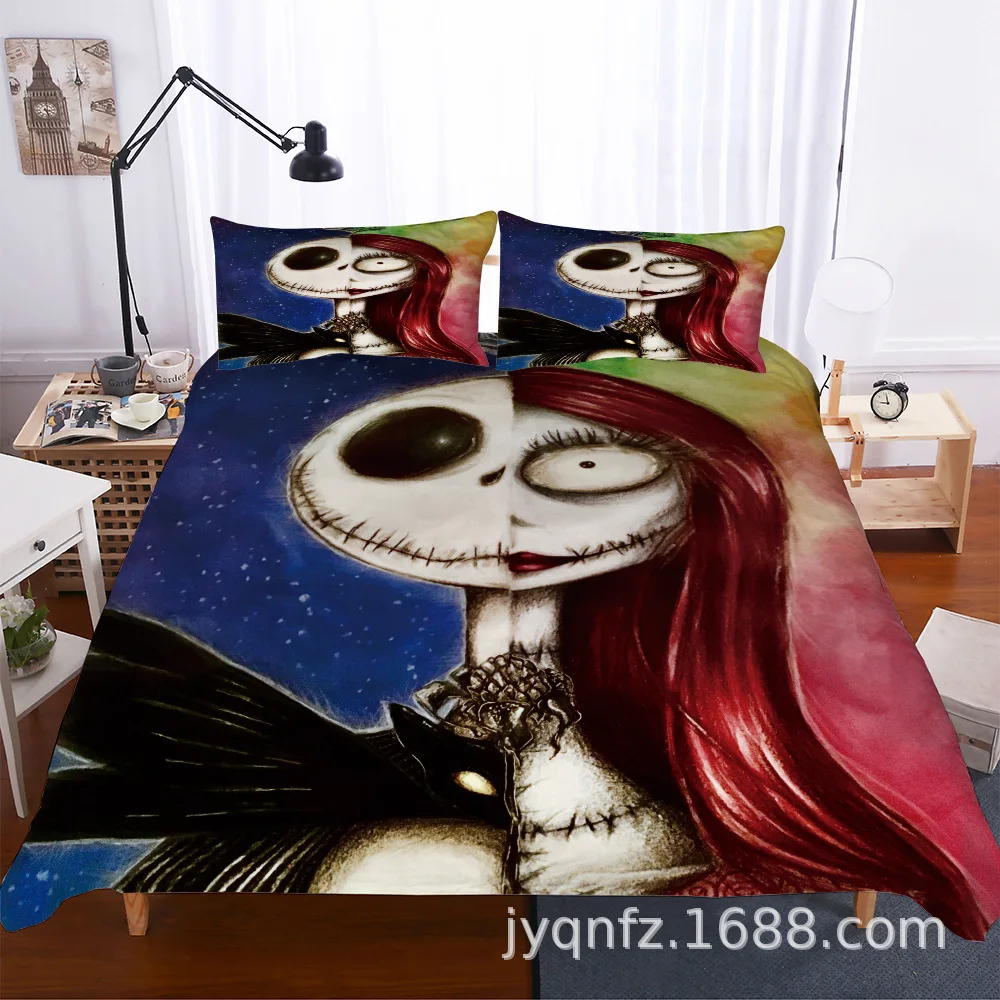 

Nightmare Before Christmas Bedding Sets Australia /Europe/USA Full Queen King Size Quilt Duvet Cover Pillow Case 2-3 Pieces sets