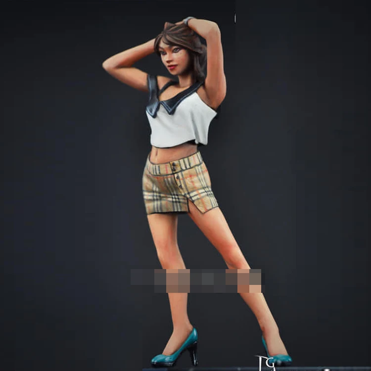 1/24 civian figure sereis-live 24, 02:00, смоляная модель GK, разобранный и Неокрашенный комплект