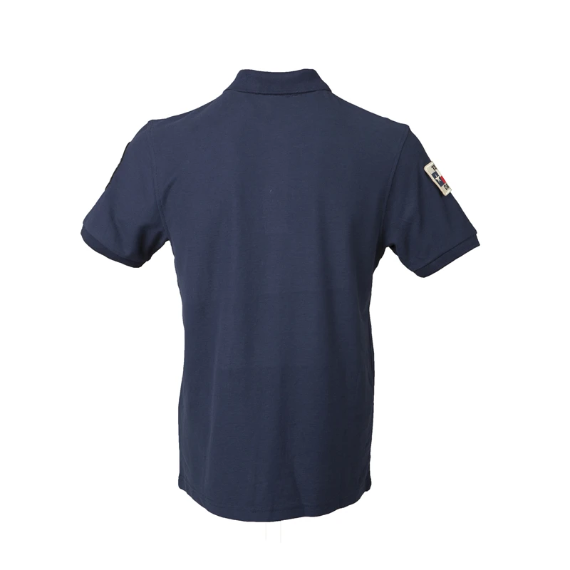 Мужская винтажная рубашка-поло летняя хлопковая рубашка с коротким рукавом в