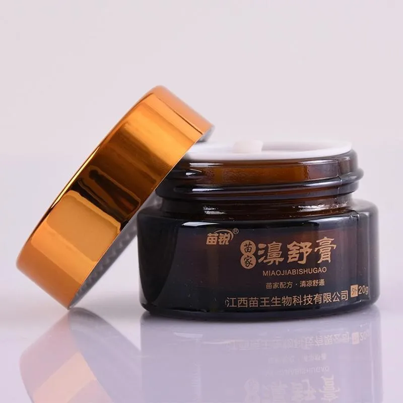 

Rhinitis Ointment Chronic Sinusitis Chinese Medical Herb Mint Cream Refresh Nose Cold Cool Treatment Nose Health Care 20ml