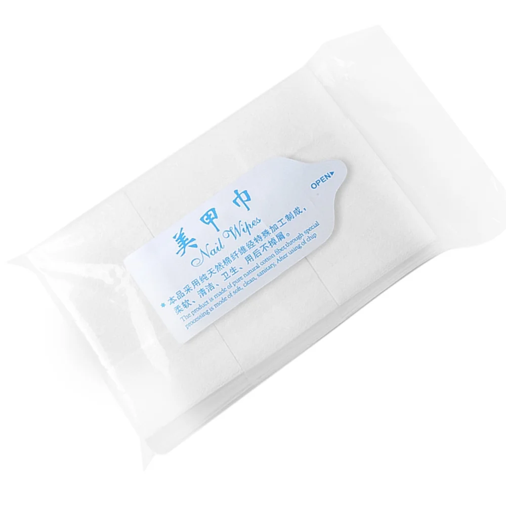 

2Box Soft/Hard Nail Remover Cotton Wipes Absorbent UV Nail Polish Remover Cleaner Non-toxic Paper Pad for Polish