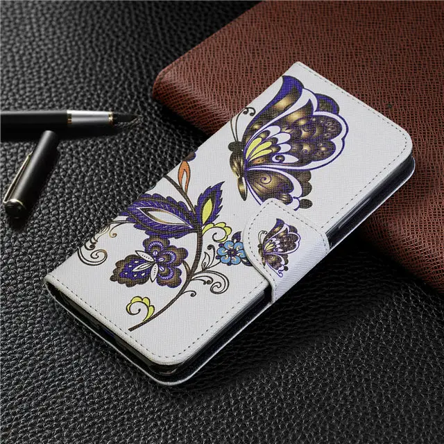 Coque fundas для Xiao mi redmi 7 чехол кожаный бумажник с цветочным узором pouzdro на xio mi xiao mi redmi 7 флип чехол для телефона с рисунком панды