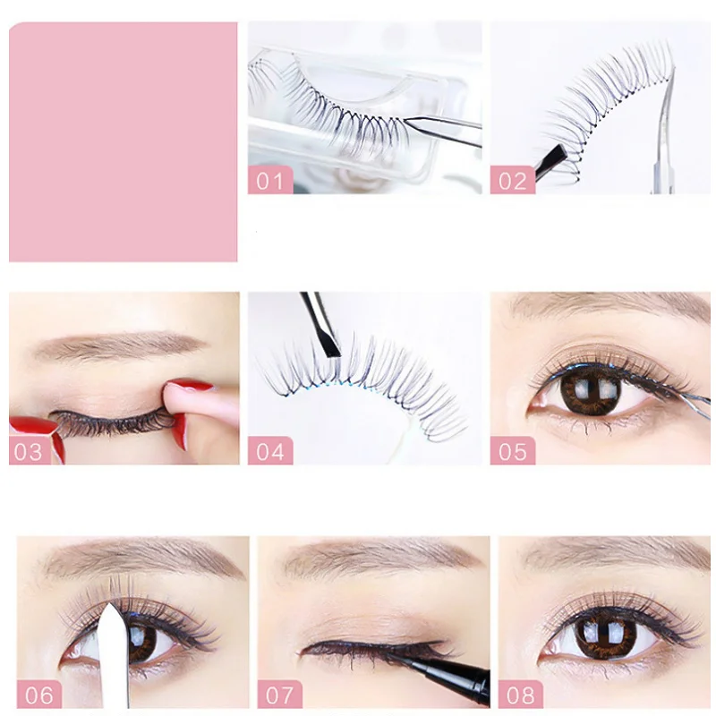 

3d Five Pairs Of Fresh Three-Dimensional False Eyelashes Realistic Eyelashes Three-Dimensional Multi-Layered Eyelashes