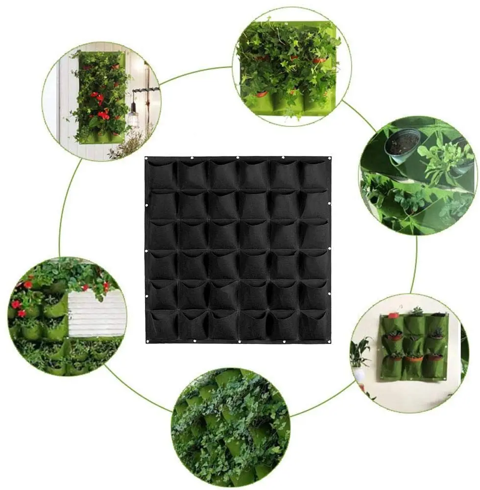 Сумка для посадки цветов настенная подвесная рамка контейнер выращивания