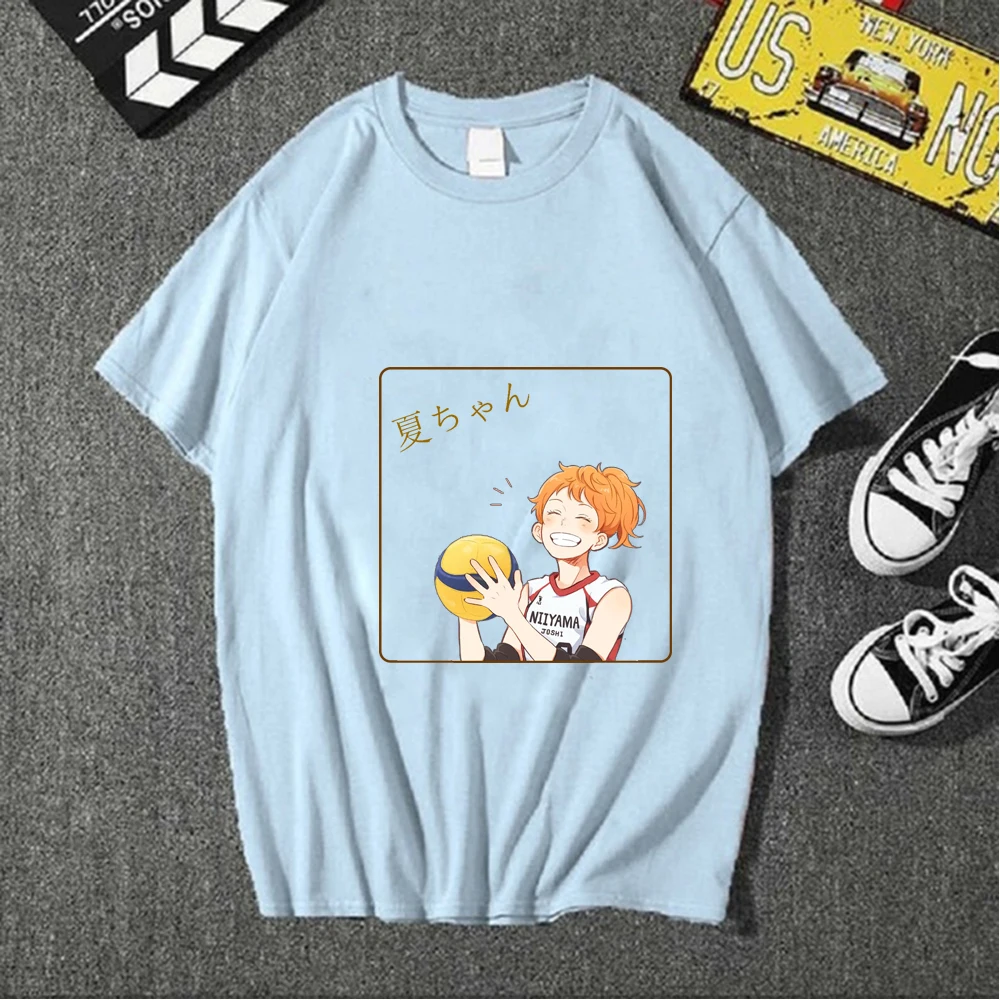 

New Japanese Haikyuu Unisex T Shirt Short Sleeve Harajuku Anime Fashion Woman Casual T-shirt