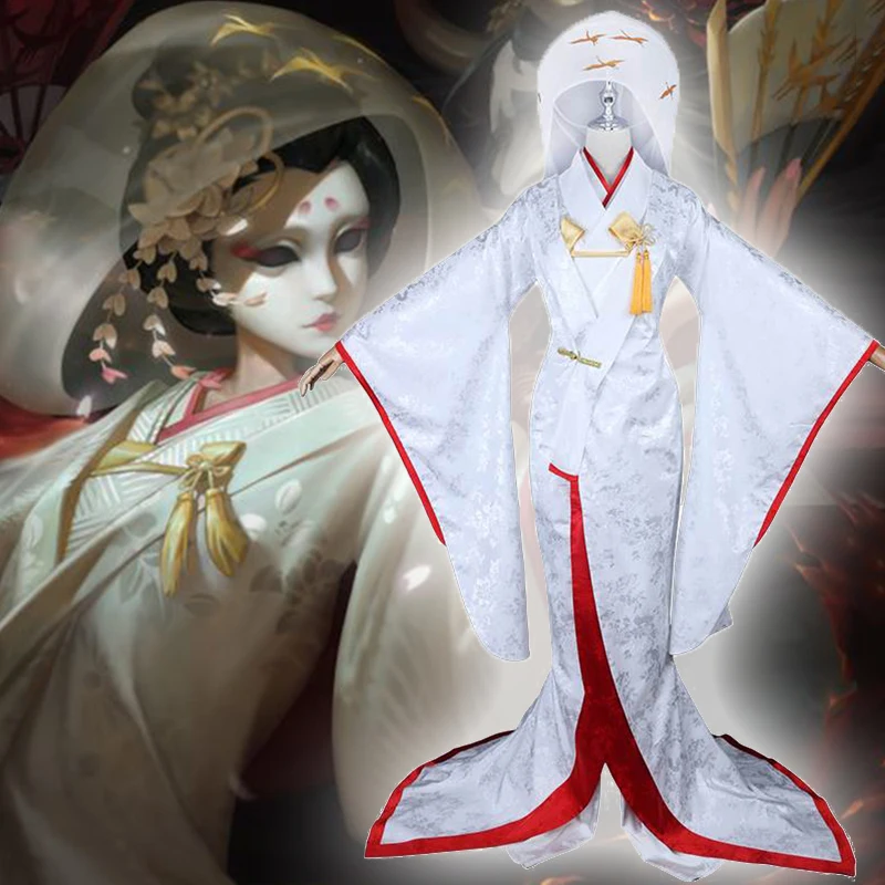 

Костюм для косплея гейши Мичико с V-образным вырезом