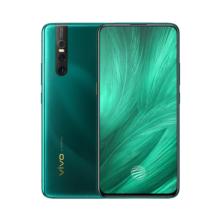 Green Vivo X27 мобильный телефон 6,39 дюймов 8 ГБ+ 256 ГБ Snapdragon 710 Android 9 4000 МП три кадра мАч смартфон - Цвет: Green
