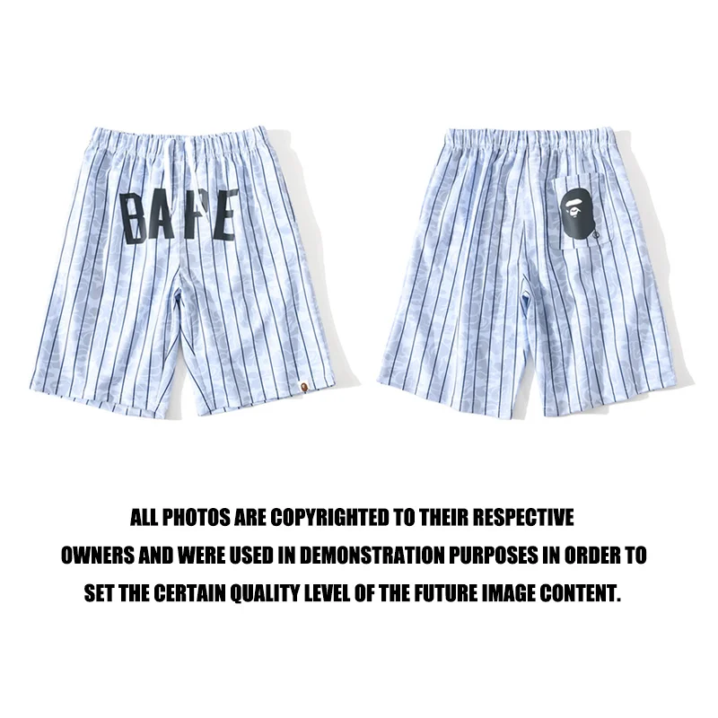 

Светло светильник голубые дышащие спортивные шорты Ape BAPE M ~ 3XL