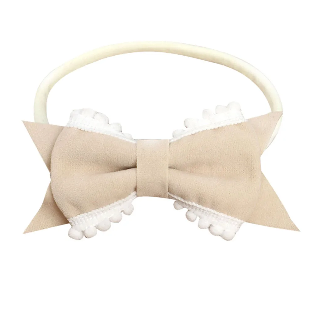 Детская повязка на голову с бантом эластичная для волос Детские Луки реквизиты