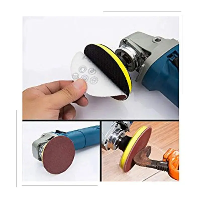 

180-Pack 3inch Sanding Discs Paper Hook&Loop Orbital Sander Pad Each 80 100 180 600 800 1000 1200 2000 3000 Grit