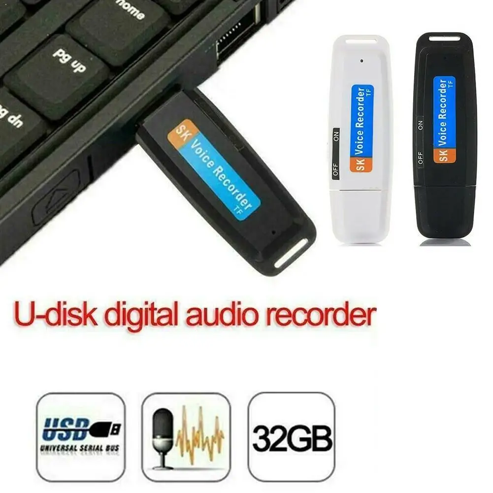 U Disk цифровой диктофон зарядное устройство USB Micro Drive Flash 32 Гб SD до TF M1L9|Цифровые