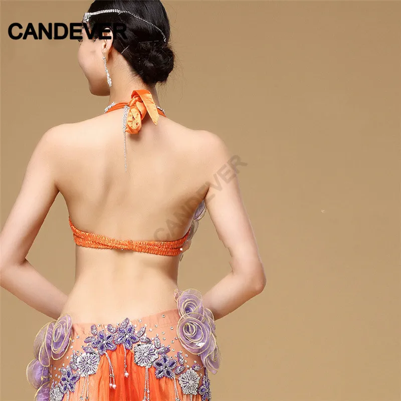 Женский костюм для танца живота сексуальный с бюстгальтером и юбкой