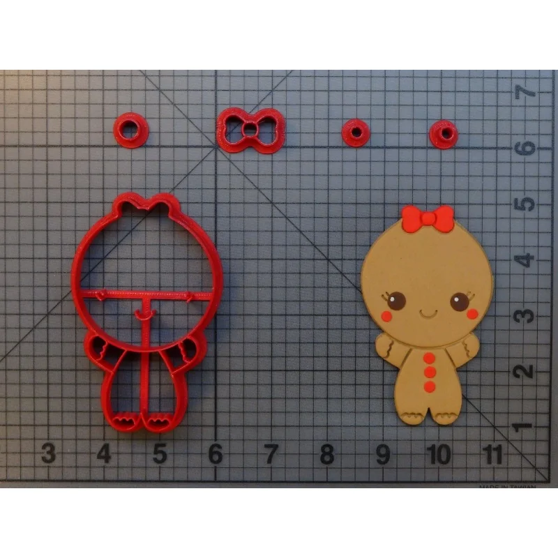 Рождественские пряничные формочки для печенья в форме домика девочек и