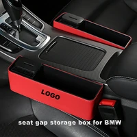 for bmw 1 3 5 7 series with logo leftright universal pair passenger driver side car seat gap storage box auto accessories