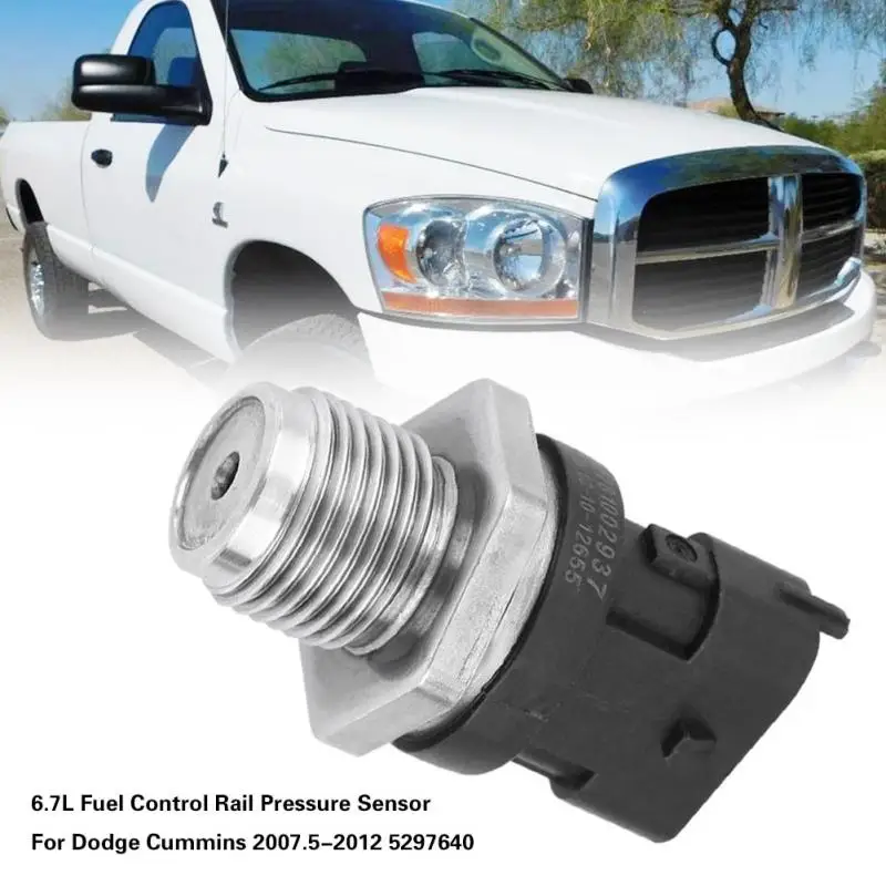 

6 7L Fuel Control Rail Pressure Sensor Fit for Dodge Cummins 2007 2008 2009 2010 2011 2012 5297640