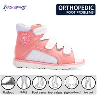 princepard kids orthopedic snadals summer correction shoe for flat foot increased ankle support with thomas heel boys and girls