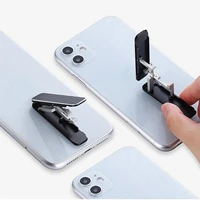 multi angle aluminum phone holder stand for office desk foldable mini portable smartphone bracket for iphone xiaomi samsung