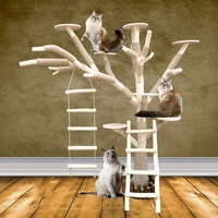 new imitation cat tree cat climbing frame dead tree large fake tree shape tree nest pet jumping platform cat toy decoration