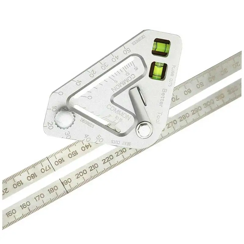 Линейка транспортир Плотницкие Инструменты попробуйте квадратную столярная