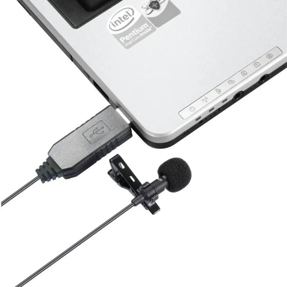 Проводной микрофон с отворотами на застежке для Домашнего Караоке USB Lavalier